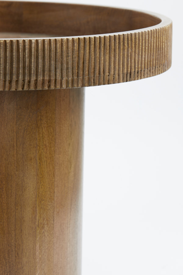 Light & Living Living Side table 50x35 cm KALOMO wood dark brown House of Isabella UK