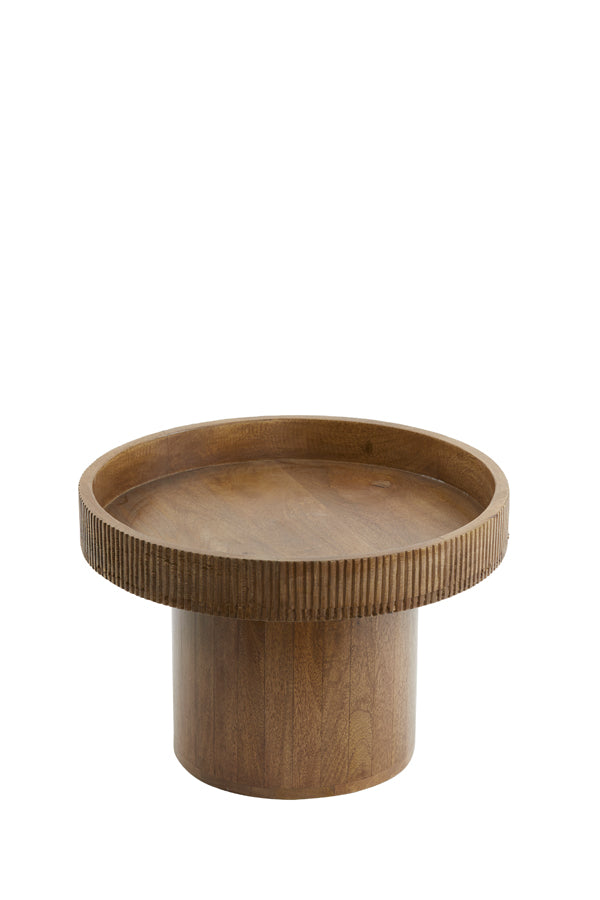 Light & Living Living Side table 50x35 cm KALOMO wood dark brown House of Isabella UK