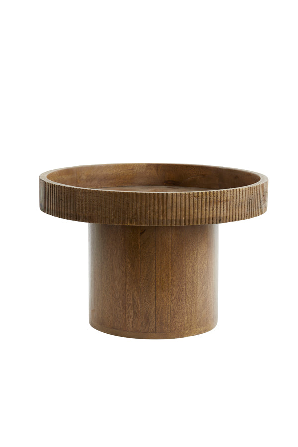 Light & Living Living Side table 50x35 cm KALOMO wood dark brown House of Isabella UK