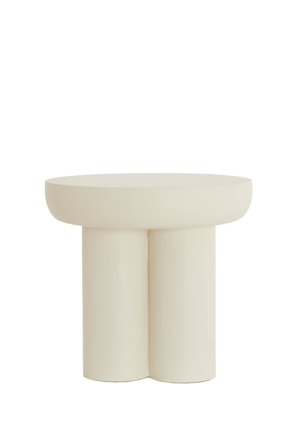 Light & Living Living Side table 50x47 cm MIZUHO cream House of Isabella UK