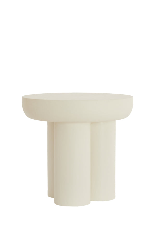 Light & Living Living Side table 50x47 cm MIZUHO cream House of Isabella UK