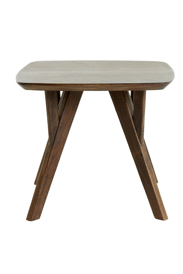 Light & Living Living Side table 50x50x42 cm QUENZA acacia wood brown House of Isabella UK