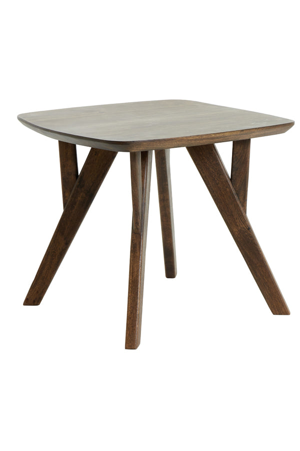 Light & Living Living Side table 50x50x42 cm QUENZA acacia wood brown House of Isabella UK