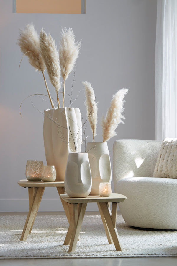 Light & Living Living Side table 50x50x42 cm QUENZA mango wood natural House of Isabella UK