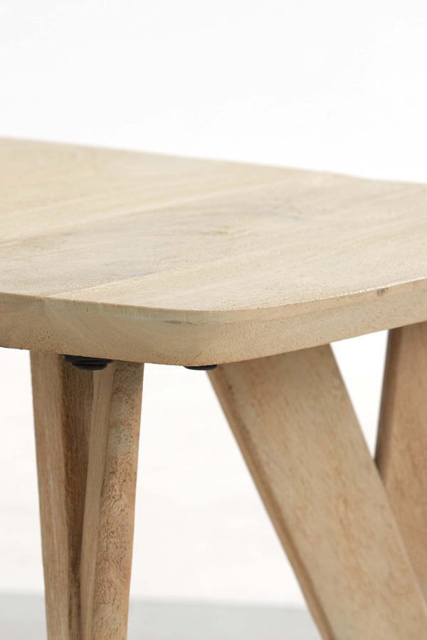 Light & Living Living Side table 50x50x42 cm QUENZA mango wood natural House of Isabella UK