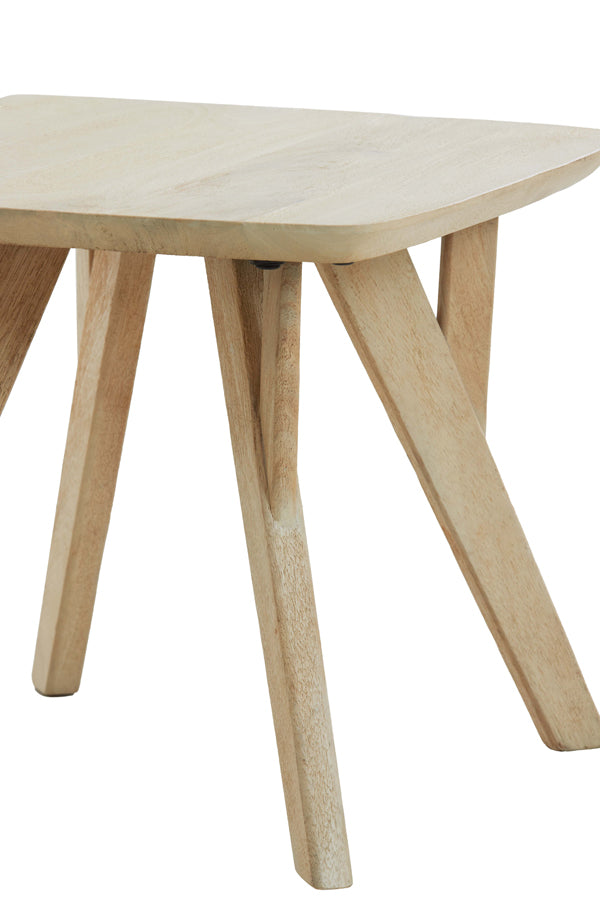 Light & Living Living Side table 50x50x42 cm QUENZA mango wood natural House of Isabella UK