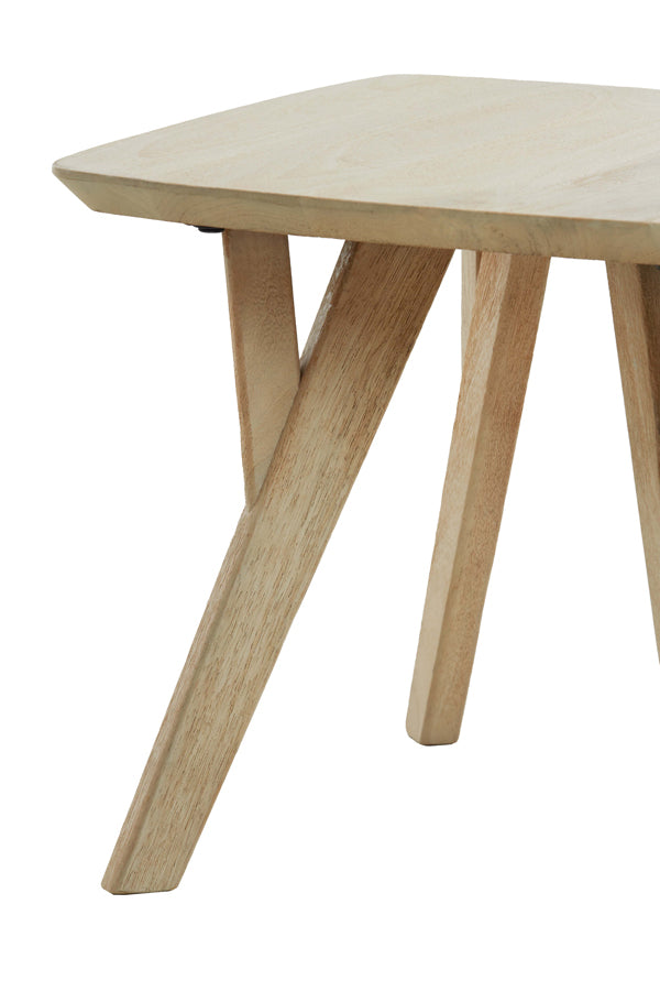 Light & Living Living Side table 50x50x42 cm QUENZA mango wood natural House of Isabella UK