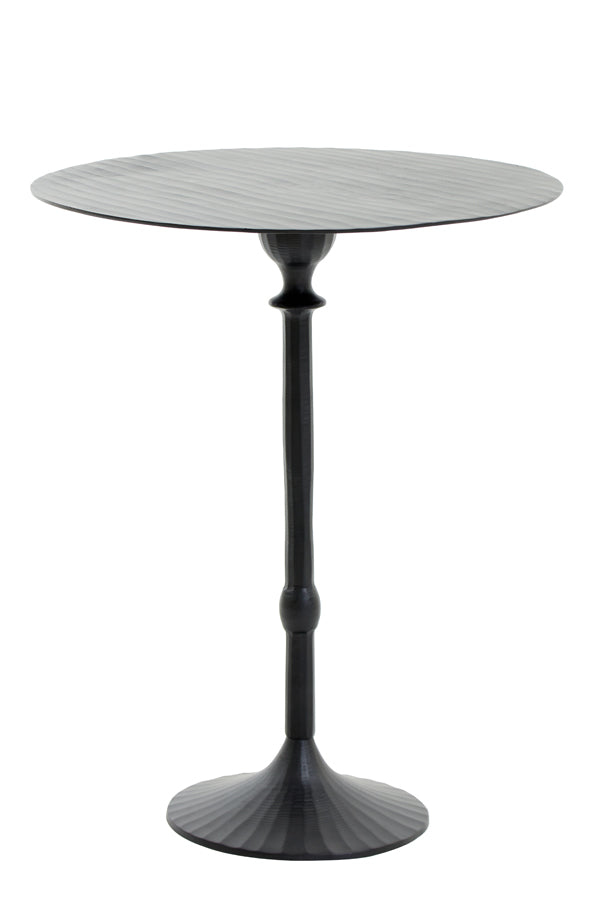 Light & Living Living Side table 50x60 cm JANNA matt black House of Isabella UK
