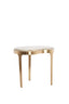 Light & Living Living Side table 51x38x48 cm GIULIO marble taupe+antique bronze House of Isabella UK