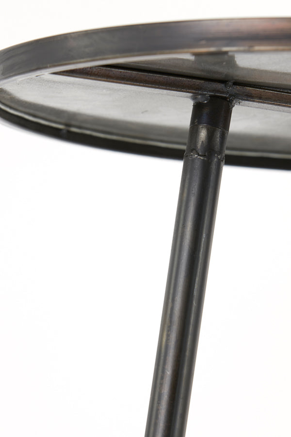 Light & Living Living Side table 51x60 cm ENVIRA zinc House of Isabella UK
