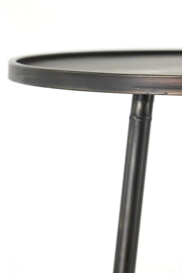Light & Living Living Side table 51x60 cm ENVIRA zinc House of Isabella UK