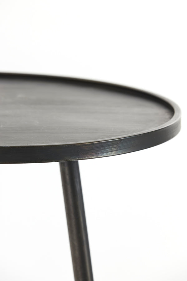 Light & Living Living Side table 51x60 cm ENVIRA zinc House of Isabella UK