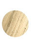 Light & Living Living Side table 52x58 cm BAHIA sand travertine+antique bronze House of Isabella UK