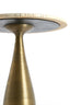 Light & Living Living Side table 52x58 cm BAHIA sand travertine+antique bronze House of Isabella UK