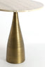 Light & Living Living Side table 52x58 cm BAHIA sand travertine+antique bronze House of Isabella UK