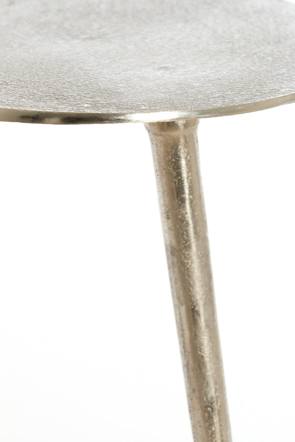 Light & Living Living Side table 53x30x48 cm LINOS raw nickel House of Isabella UK