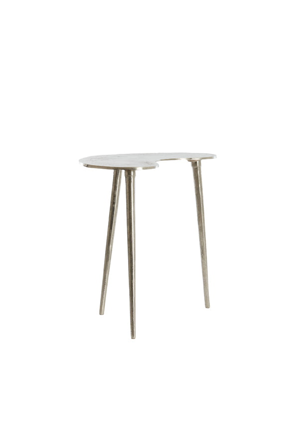 Light & Living Living Side table 53x30x48 cm LINOS raw nickel House of Isabella UK