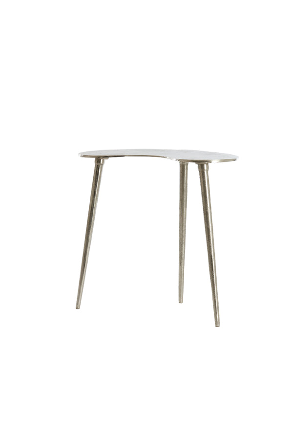 Light & Living Living Side table 53x30x48 cm LINOS raw nickel House of Isabella UK
