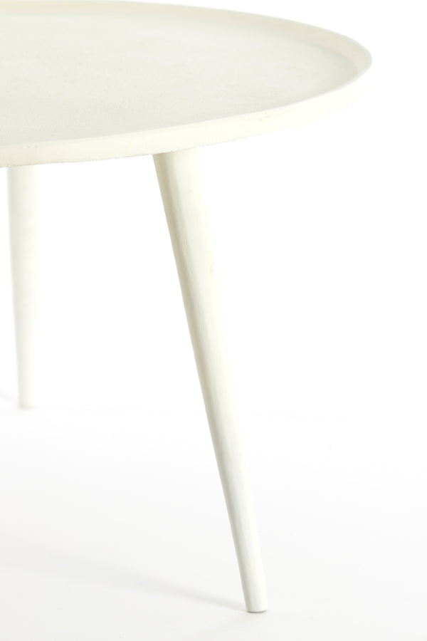 Light & Living Living Side table 59x41 cm BABINA cream House of Isabella UK