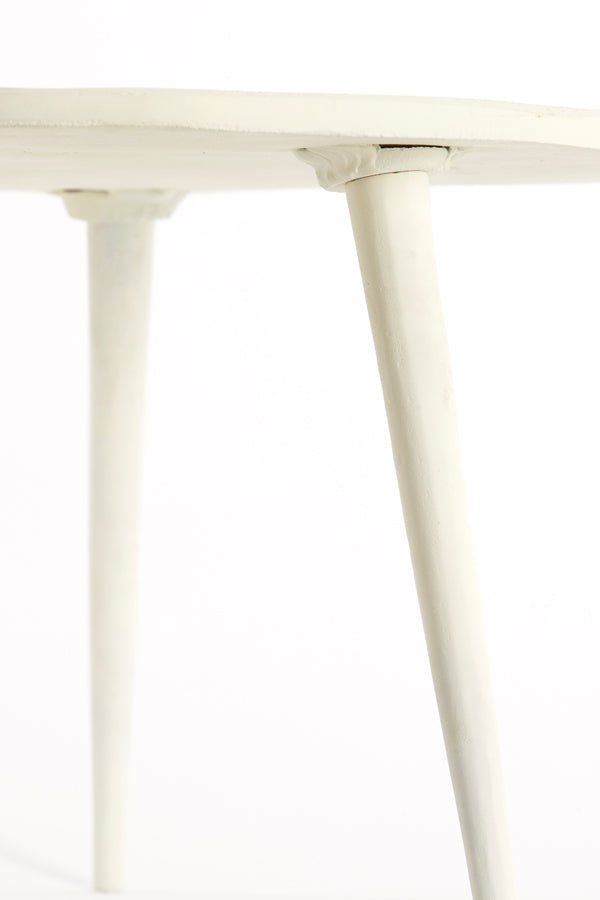 Light & Living Living Side table 59x41 cm BABINA cream House of Isabella UK