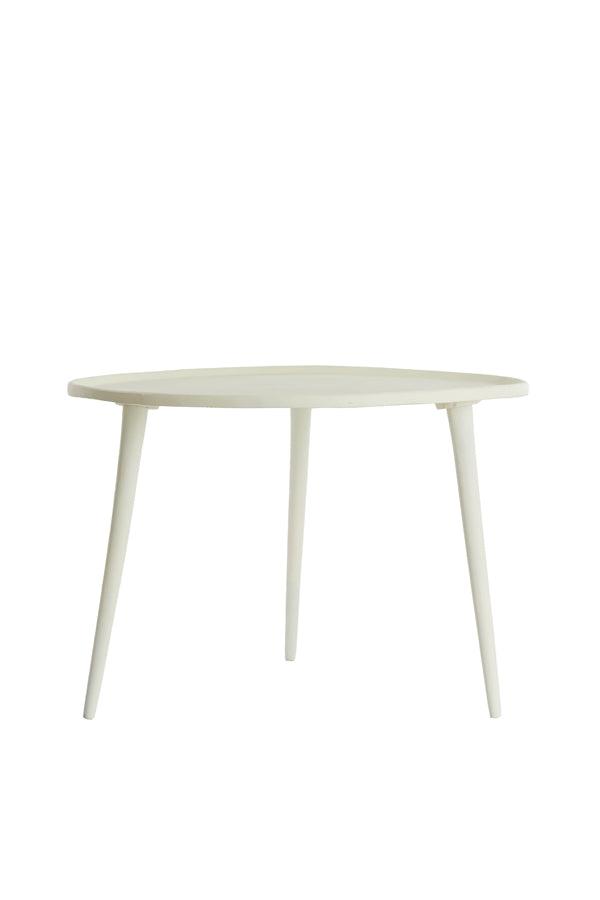 Light & Living Living Side table 59x41 cm BABINA cream House of Isabella UK