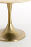 Light & Living Living Side table 59x41 cm TOMAR sand-pink marble+light gold House of Isabella UK