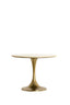 Light & Living Living Side table 59x41 cm TOMAR sand-pink marble+light gold House of Isabella UK