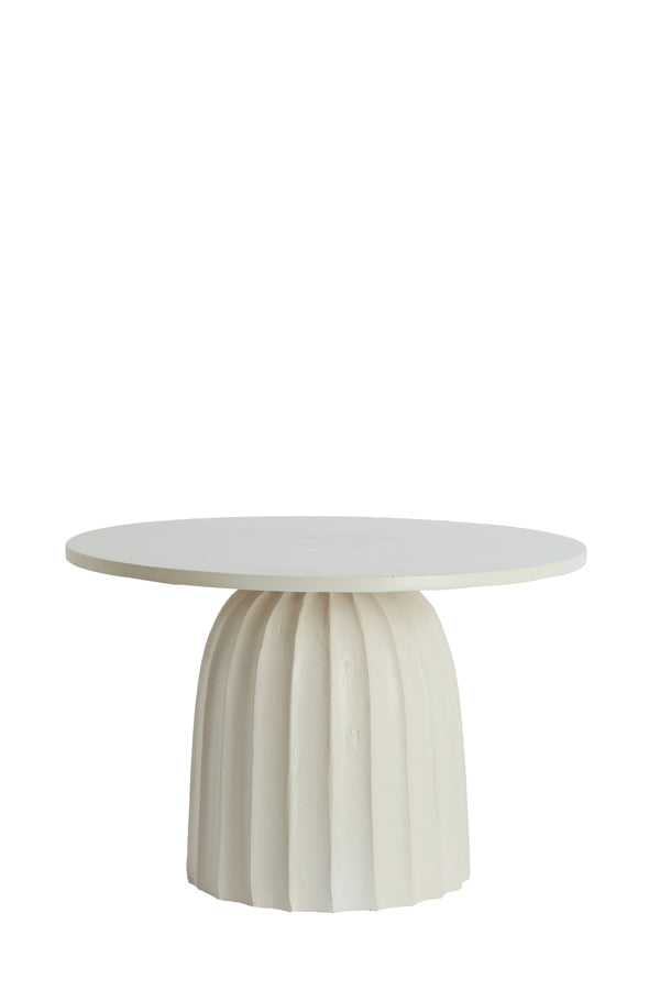 Light & Living Living Side table 60x38 cm VEGLIA cream House of Isabella UK