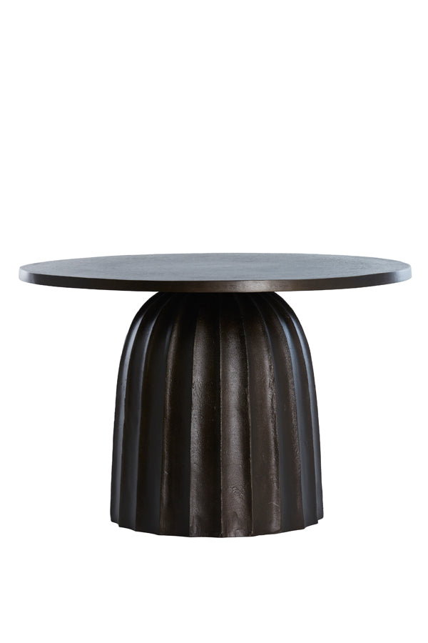 Light & Living Living Side table 60x38 cm VEGLIA matt dark brown House of Isabella UK