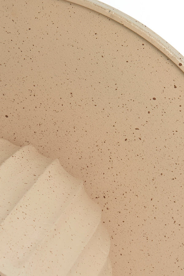 Light & Living Living Side table 60x38 cm VEGLIA matt sand+light brown spotted House of Isabella UK