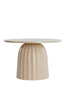 Light & Living Living Side table 60x38 cm VEGLIA matt sand+light brown spotted House of Isabella UK