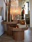 Light & Living Living Side table 60x44 cm KALOMO wood dark brown House of Isabella UK