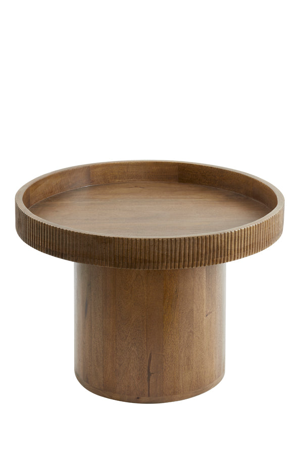 Light & Living Living Side table 60x44 cm KALOMO wood dark brown House of Isabella UK