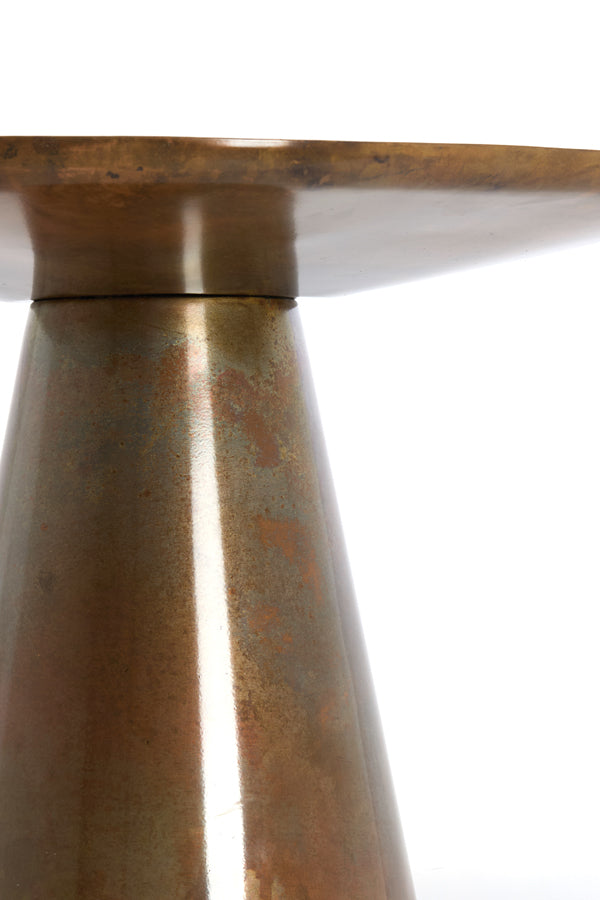 Light & Living Living Side table 60x60x41 cm ABALA copper-bronze House of Isabella UK