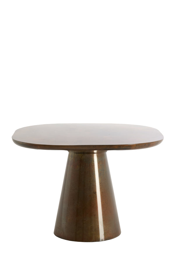 Light & Living Living Side table 60x60x41 cm ABALA copper-bronze House of Isabella UK