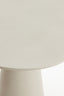 Light & Living Living Side table 60x60x41 cm ABALA matt cream House of Isabella UK