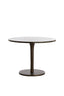 Light & Living Living Side table 61x41 cm PAZO dark brown marble+dark brown House of Isabella UK