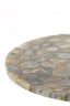 Light & Living Living Side table 61x41 cm RICKERD yellow marble+antique bronze House of Isabella UK