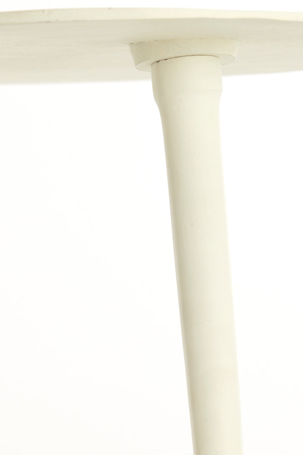 Light & Living Living Side table 67x49x41 cm LINOS cream House of Isabella UK