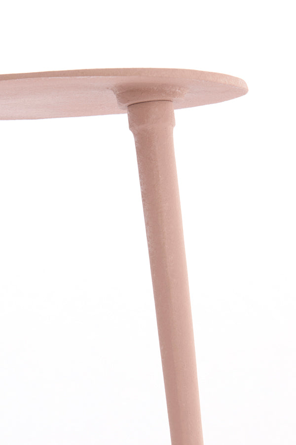Light & Living Living Side table 67x49x41 cm LINOS matt old pink House of Isabella UK