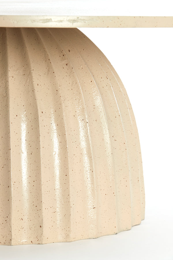 Light & Living Living Side table 70x33,5 cm VEGLIA matt sand+light brown spotted House of Isabella UK