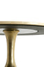 Light & Living Living Side table 74x36 cm TOMAR sand-pink marble+light gold House of Isabella UK