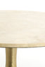 Light & Living Living Side table 74x36 cm TOMAR sand-pink marble+light gold House of Isabella UK