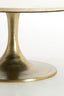 Light & Living Living Side table 74x36 cm TOMAR sand-pink marble+light gold House of Isabella UK