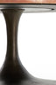 Light & Living Living Side table 75x38 cm DOLIN red travertine+dark brown House of Isabella UK