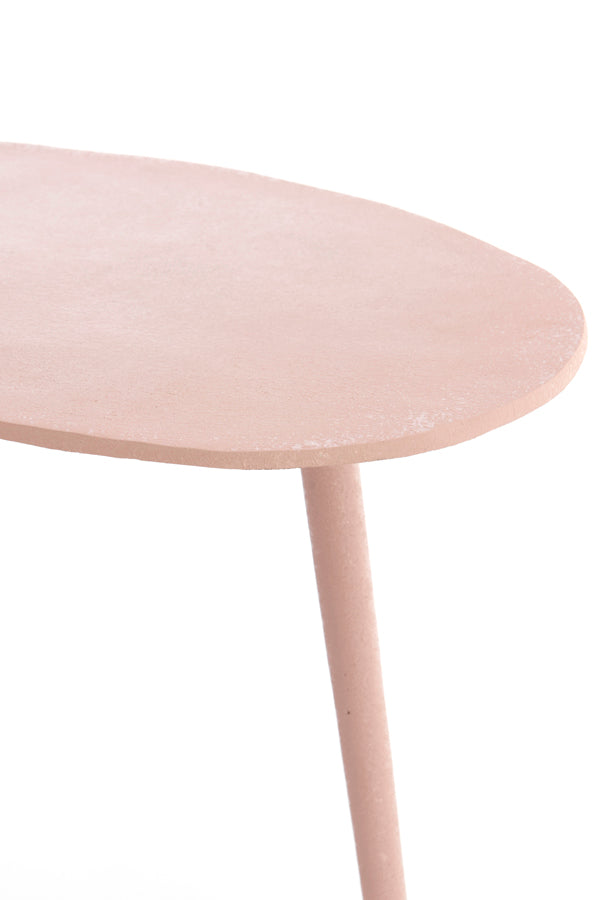 Light & Living Living Side table 80x60x36 cm LINOS matt old pink House of Isabella UK