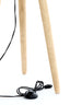 Light & Living Living Side table+floor lamp 40x135 cm TOLFA wood natural+m black House of Isabella UK
