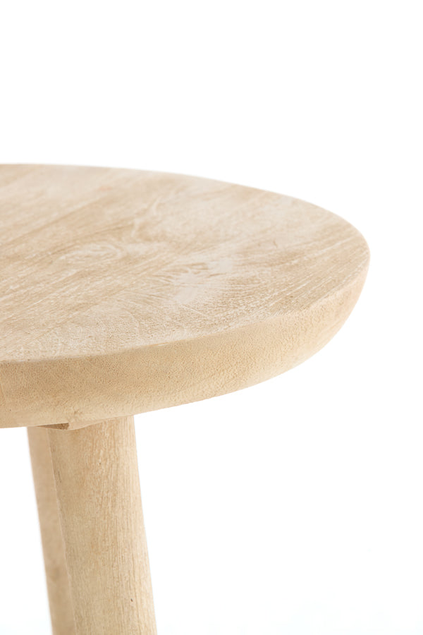 Light & Living Living Side table+floor lamp 40x135 cm TOLFA wood natural+m black House of Isabella UK