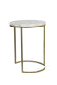 Light & Living Living Side table S/2 28x42+41x50 cm AXAT agate antique bronze House of Isabella UK