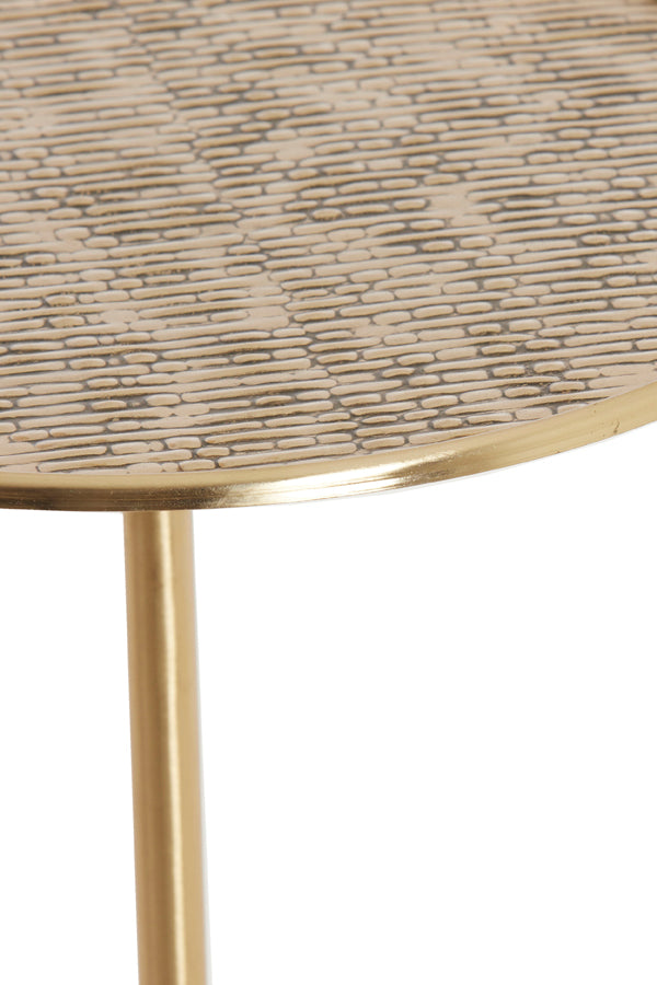 Light & Living Living Side table S/2 32x51+38x54 cm LIA antique bronze House of Isabella UK